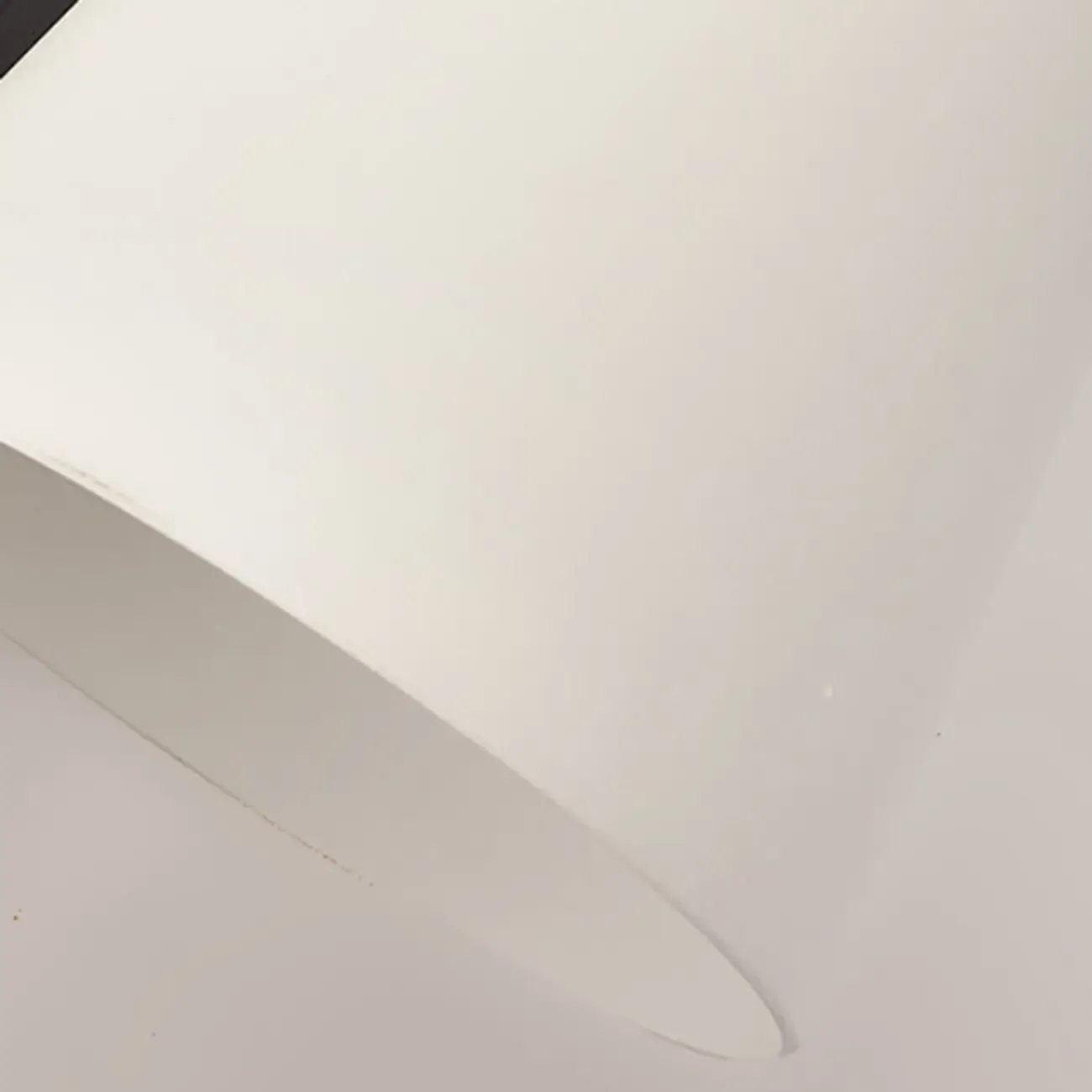 Simple Curved Black Metal Vanity Light with Glass Shade