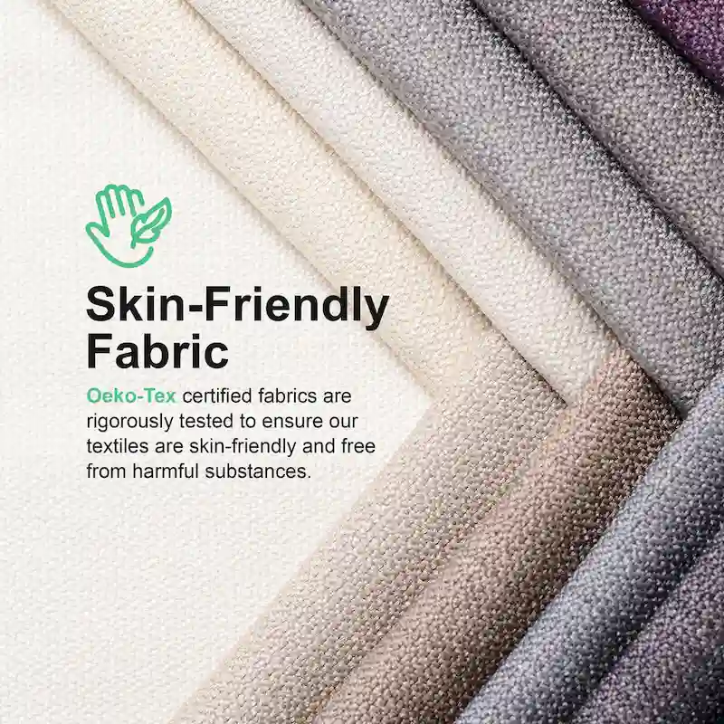 Furniture of America Anastasia Modern White Chenille Loveseat with Accent Pillows