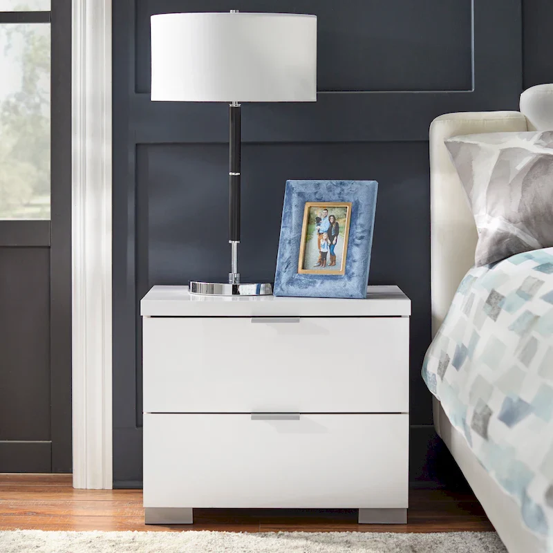 Porch & Den Jefferson High Gloss Nightstand