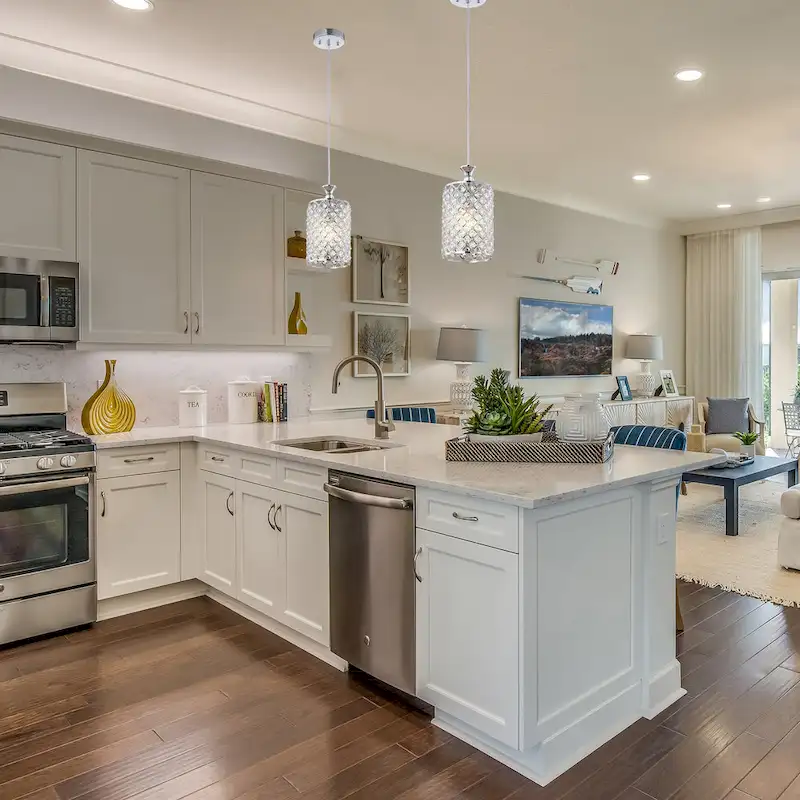 Chrome 1-Light Round Beaded Drum Pendant with Crystals