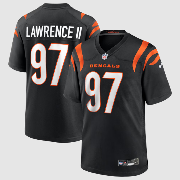 Cincinnati Bengals Dexter Lawrence II Black Jersey