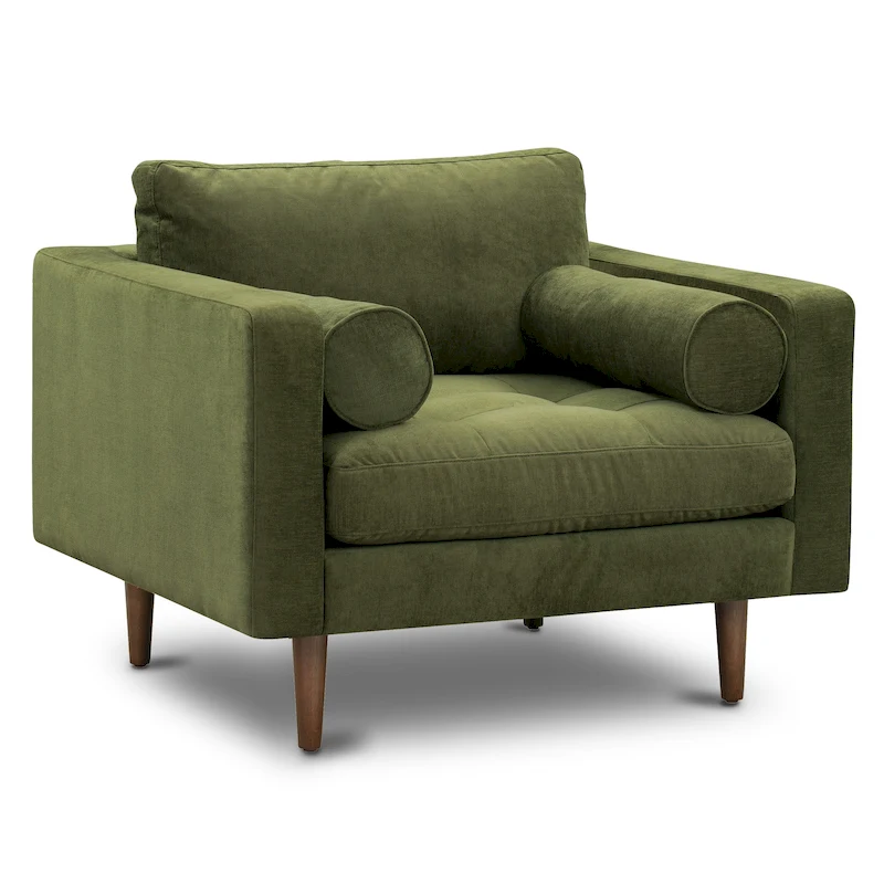 Poly & Bark Napa Fabric Lounge Chair