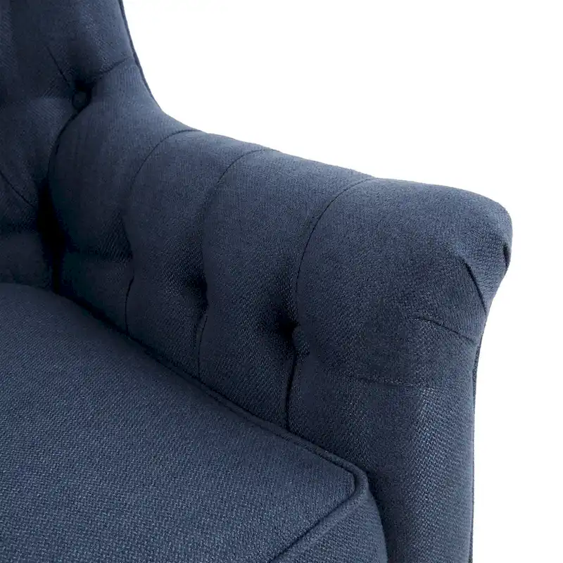 Tufted Swivel Glider Chair - Single Seat