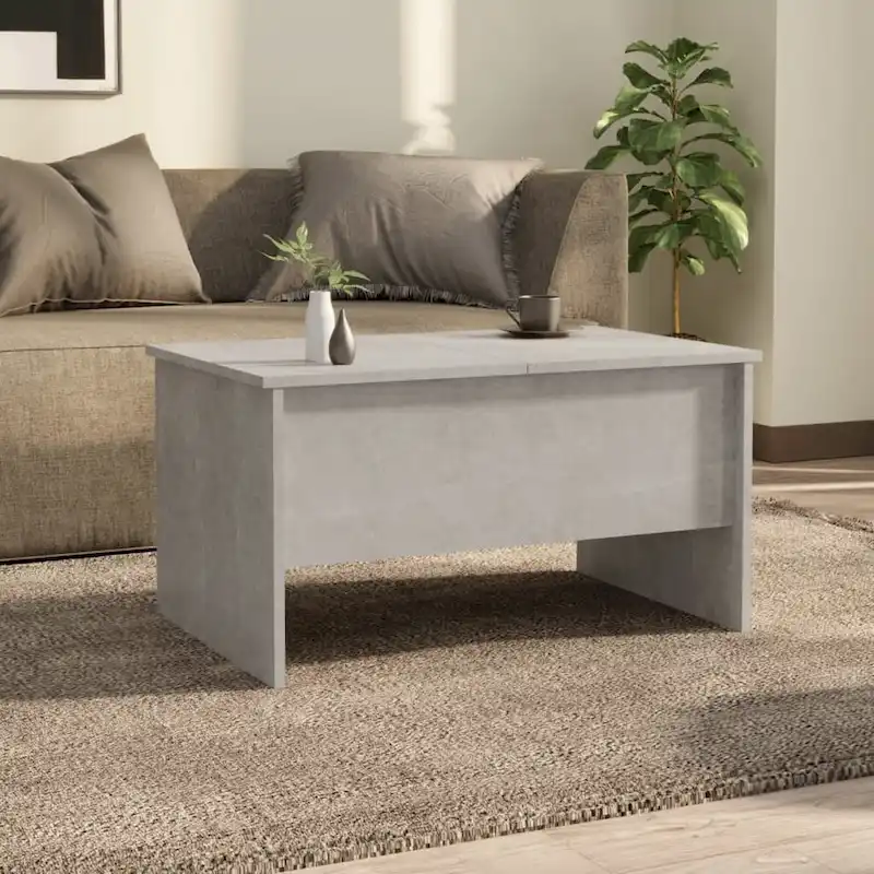 vidaXL Coffee Table Lift Top End Table Accent Side Sofa Table Engineered Wood - 31.5 x 19.7 x 16.7