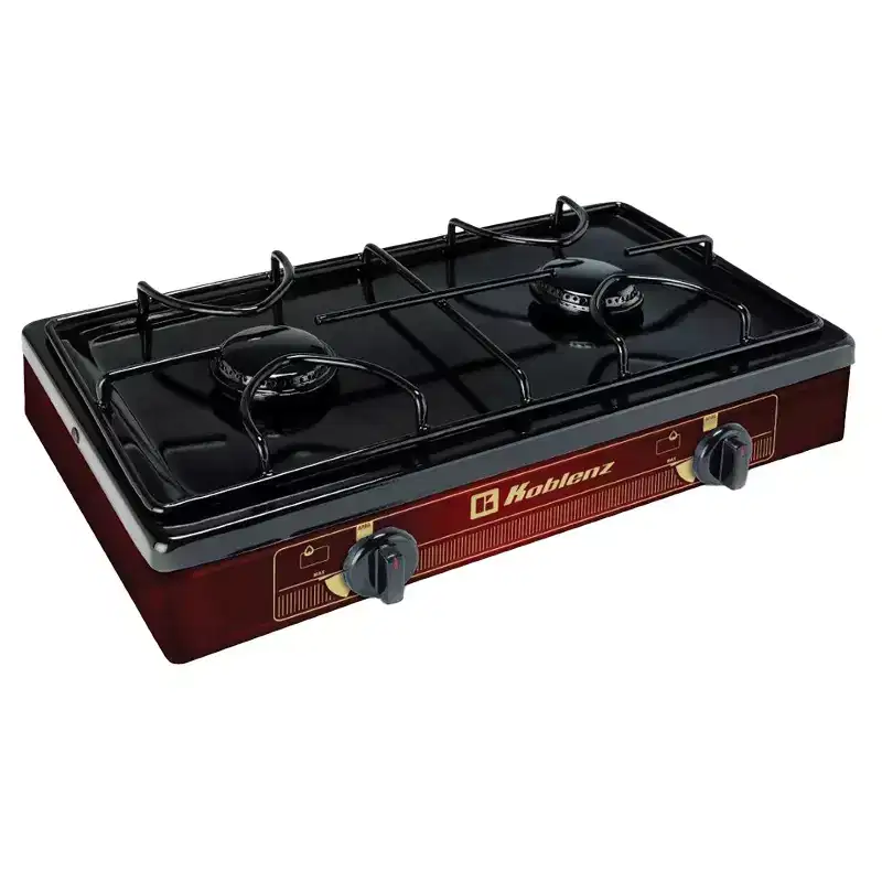 Koblenz PFK-200 2-Burner Outdoor Gas Stove Top in White