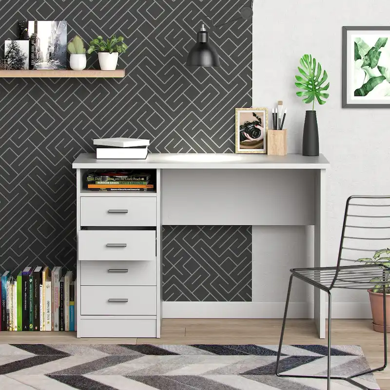 Porch & Den Skylar 4-drawer Desk