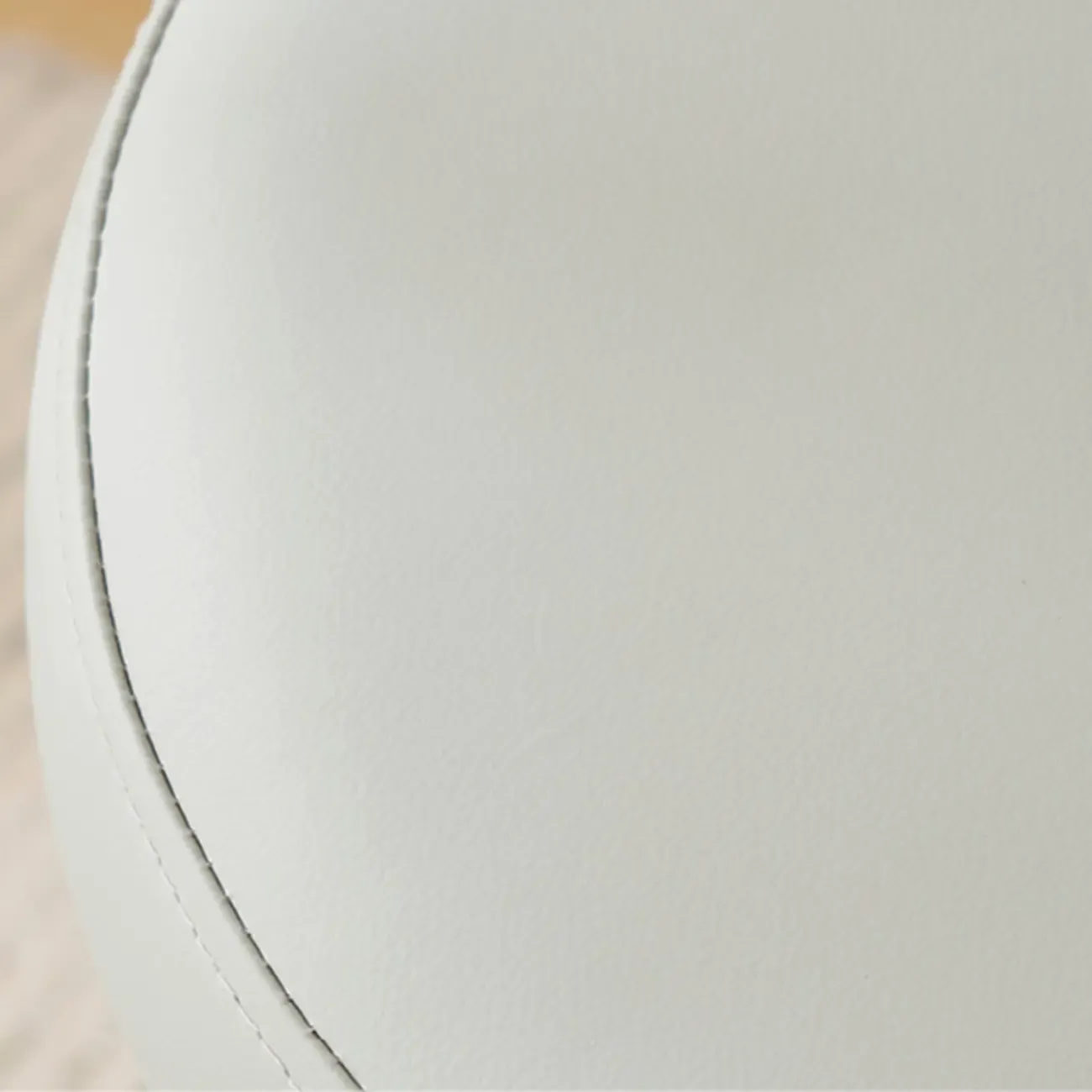 Natural Wood Round Leather Swivel Bar Stools