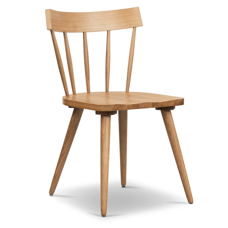 Hava Dining Chair - Solid Oak Wood with Spindle-Back