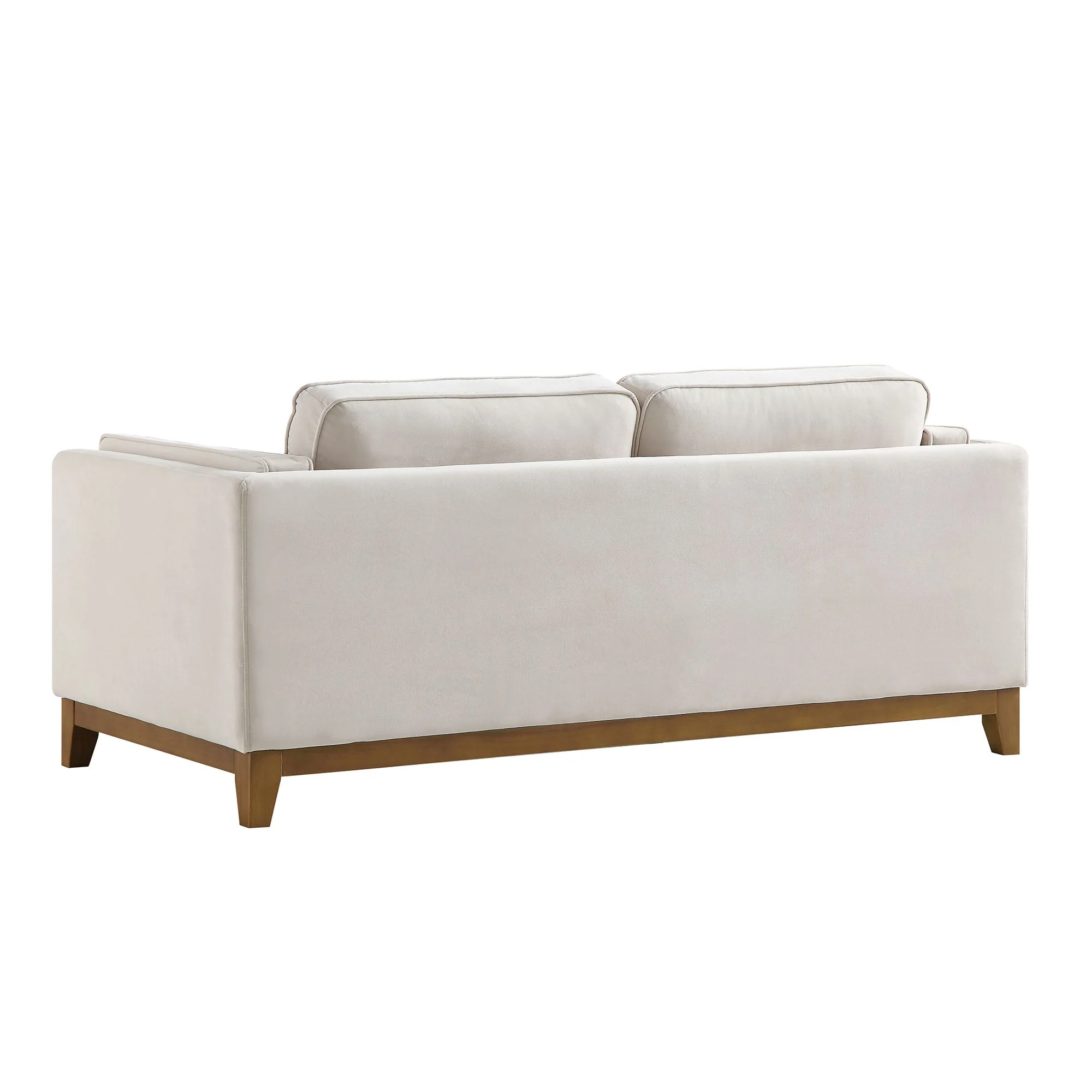 Champagne Velvet Sofa, 2-Seater