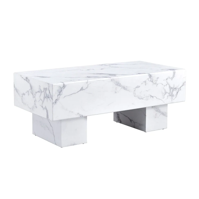 Modern Simple Texture Sticker MDF Coffee Table