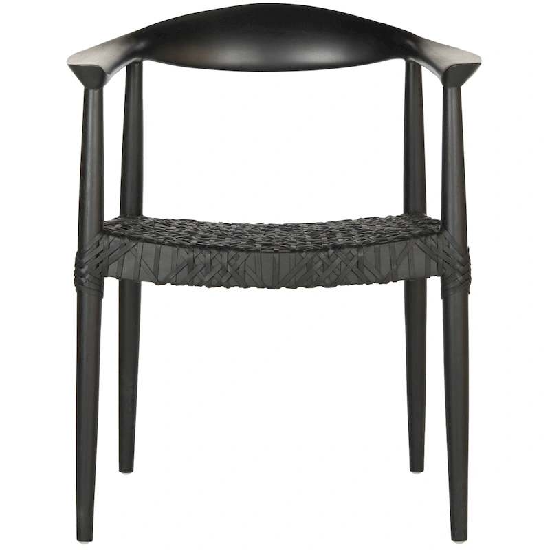 SAFAVIEH Trix Bandelier Black Dining Arm Chair - 24.8