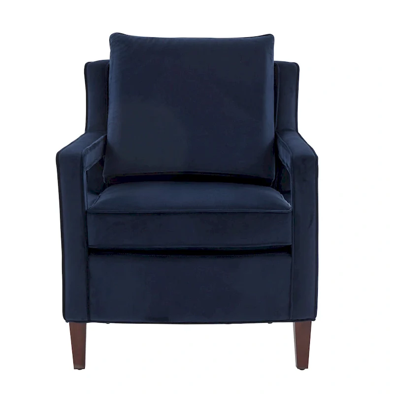Quinn Velvet Accent Arm Chair by
