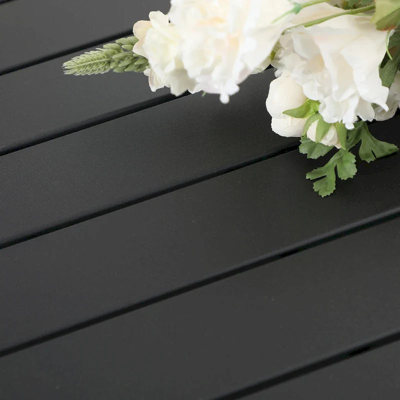 MAISON ARTS 5/6-Piece Patio E-Coating & Stackable Dining Set