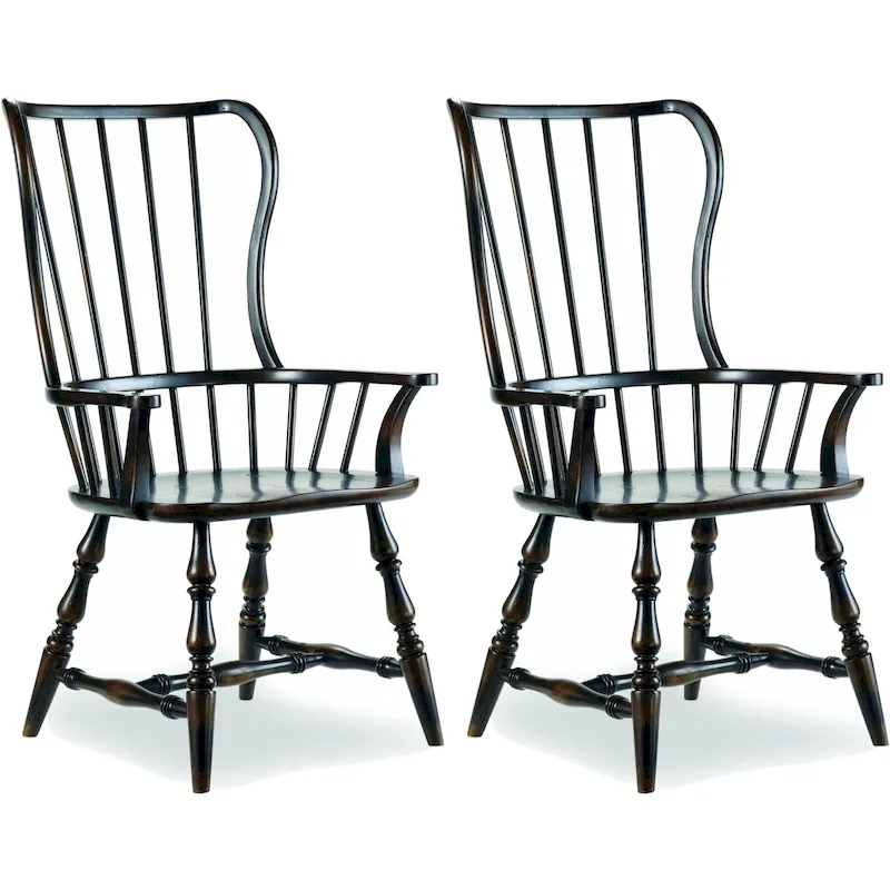 Brown Traditional Hardwood Dining Chair, Seats 1