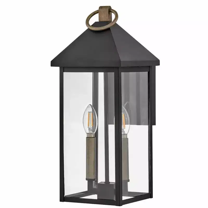 Lark Rhett 2 - Light Wall Light in Black