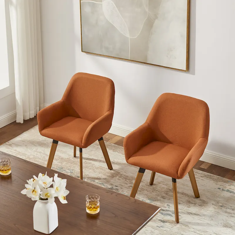 Art Leon Swivel Accent Dining Chairs (Set of 2)