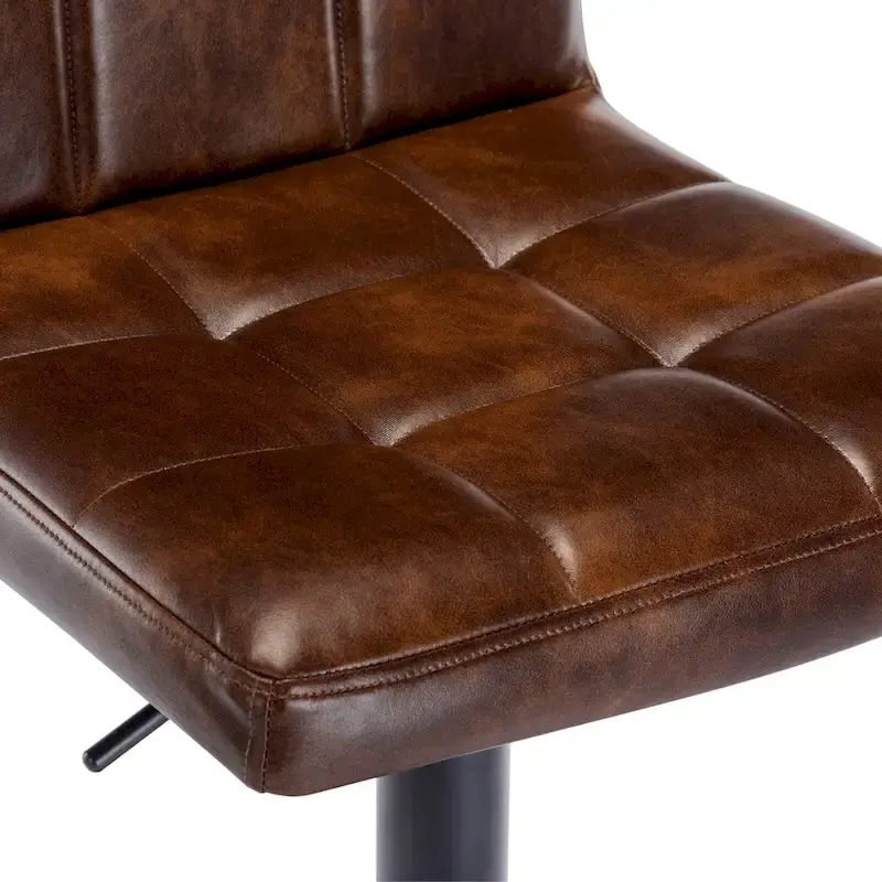 Swivel Adjustable Height with Armless Bar Stools