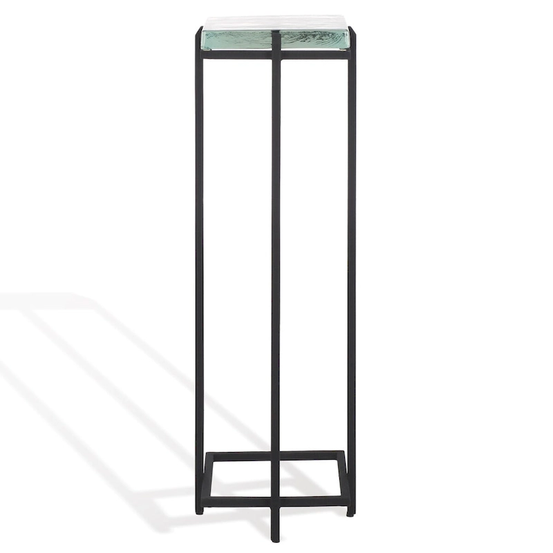 SAFAVIEH Couture Giabelle Cast Glass Drink Tabl - 8Wx8Dx24H