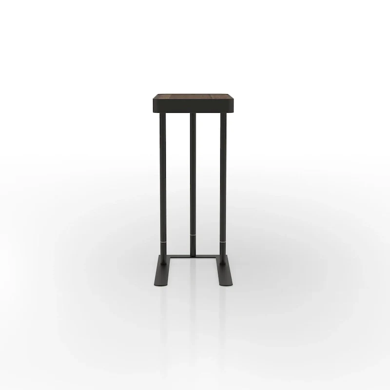 Schofield Industrial 20-inch Metal C-Shape Slide-open Top Side Table by Furniture of America