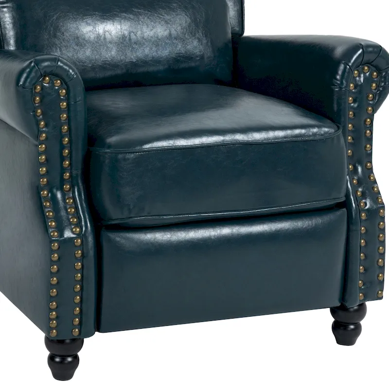 Modern Padded Seat Recliner Chair with PU Leather