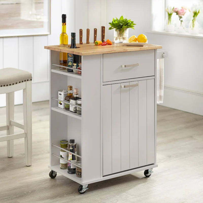 Simple Living Lima Rolling Kitchen Cart