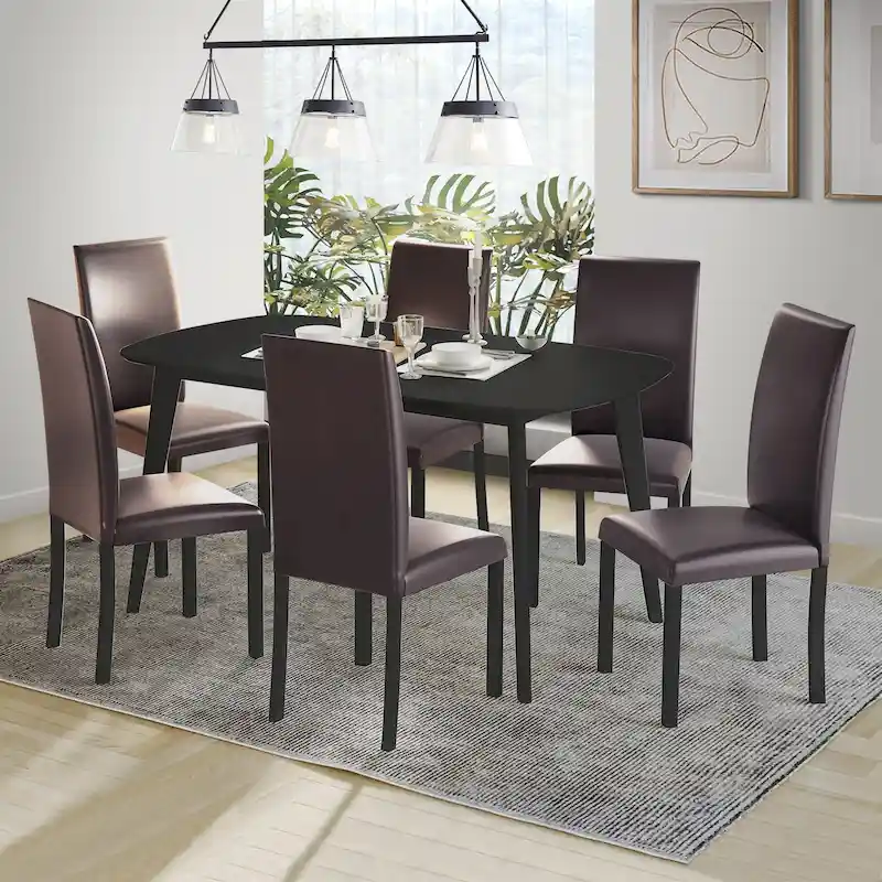 CraftPorch Classy Modern 7-piece Dining Set