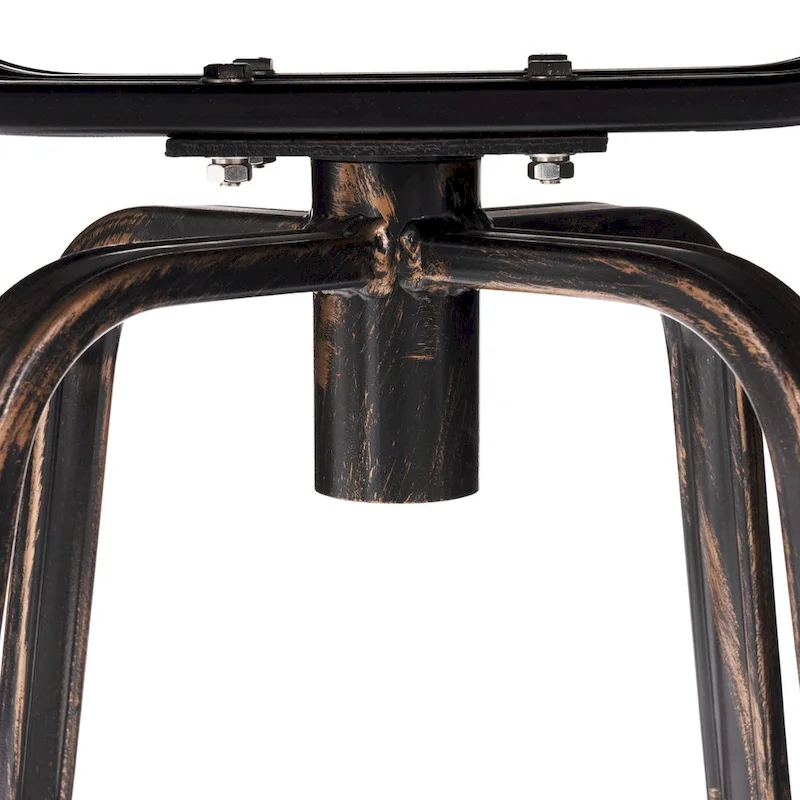 Pellebant Patio Aluminum Swivel Bar Stool with Sunbrella Cushion