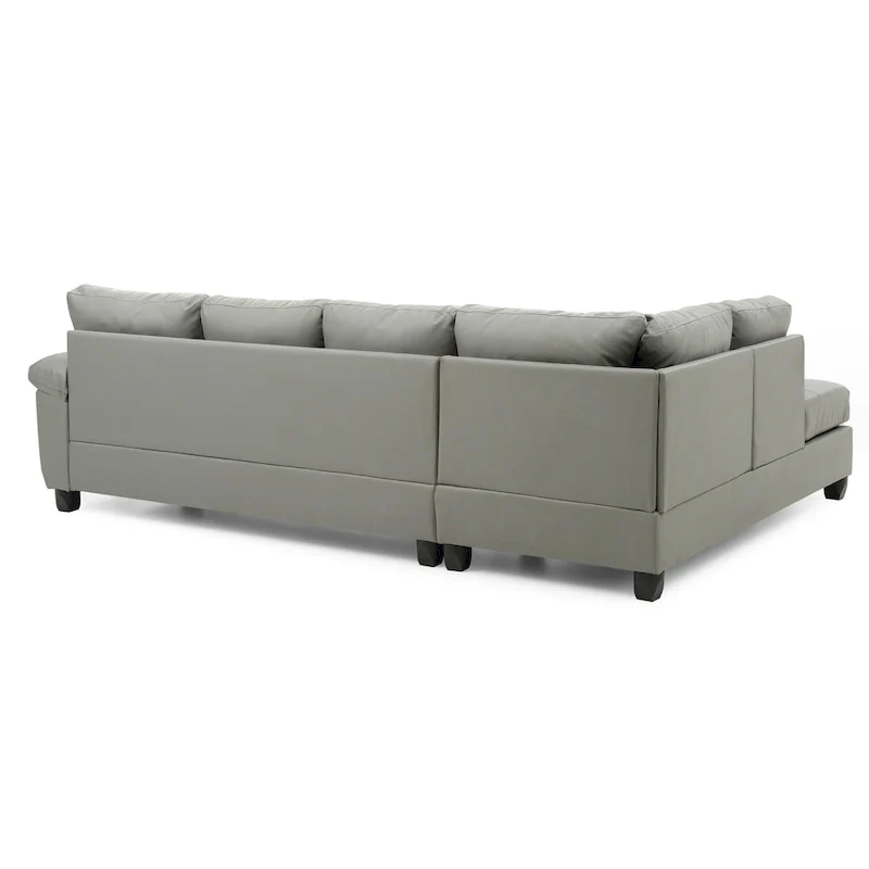 Gallant Faux Leather Sectional Sofa