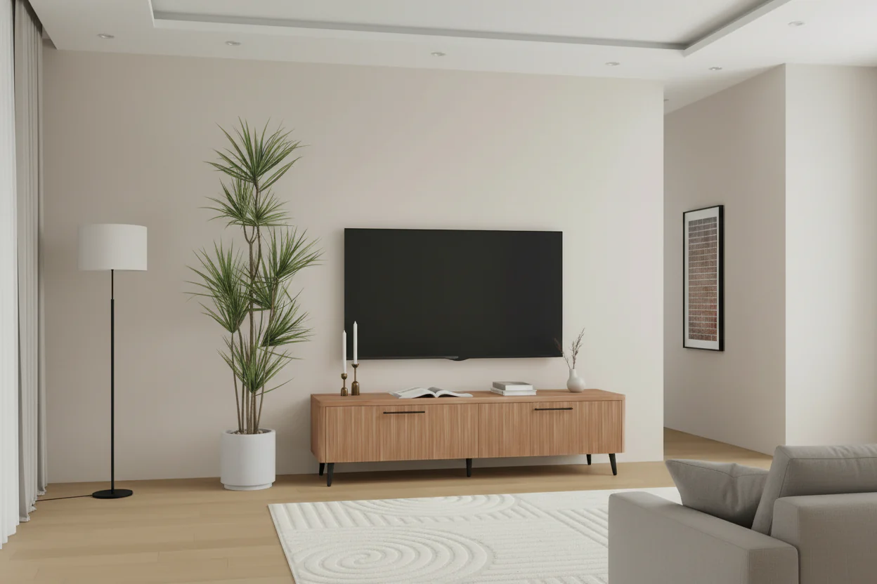 Mid Century Modern Jodie 68.9 Inch TV Stand