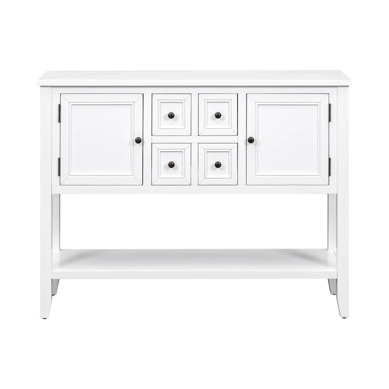 Buffet Sideboard Console Table with Bottom Shelf