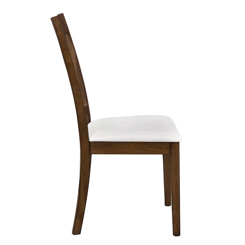 Mid-Century Wood 5-Piece Dining Table Set