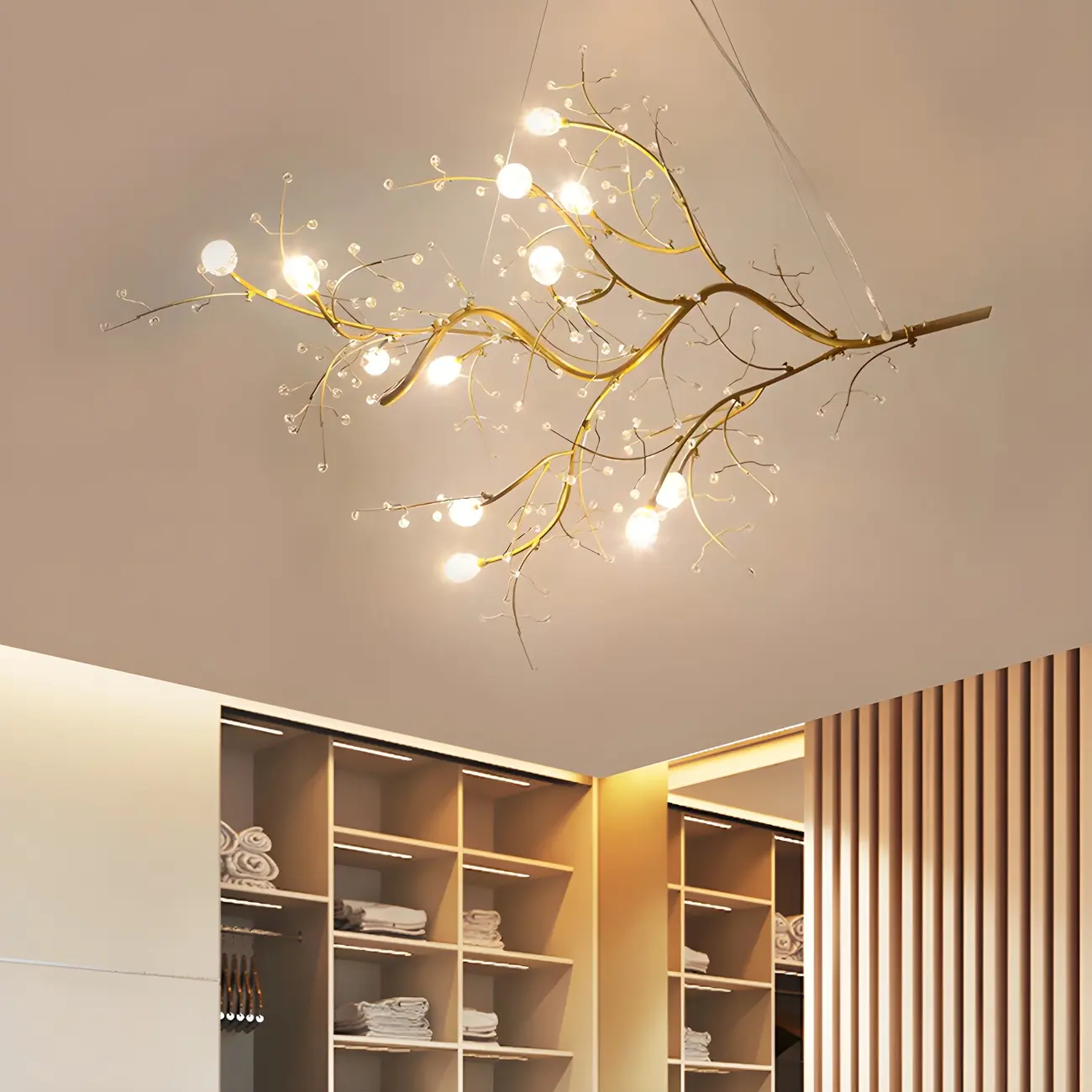 Modern Metal Branch LED Pendant Chandelier
