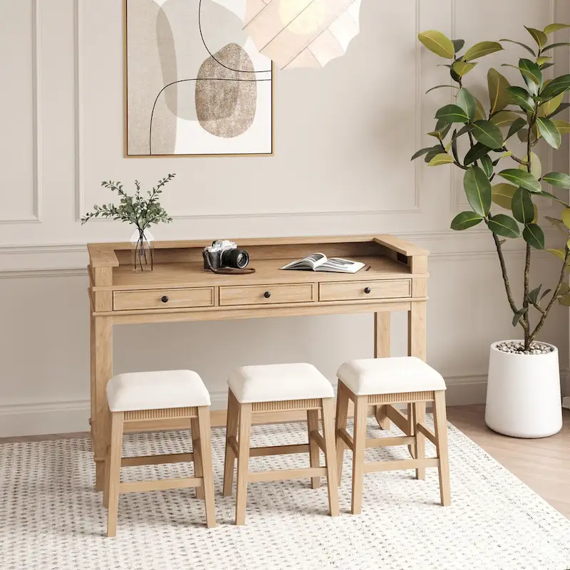 4-Piece Dining Bar Table Set