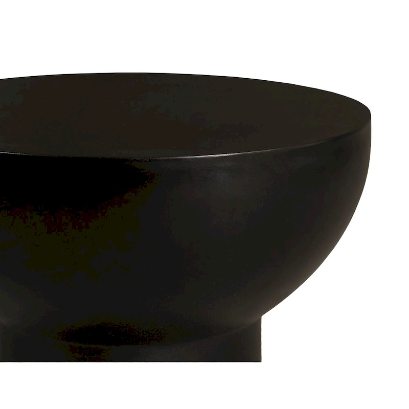 Modrest Fate Modern Black Concrete End Table