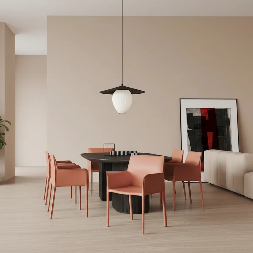 Paris Saddle Leather Dining Room Armchair