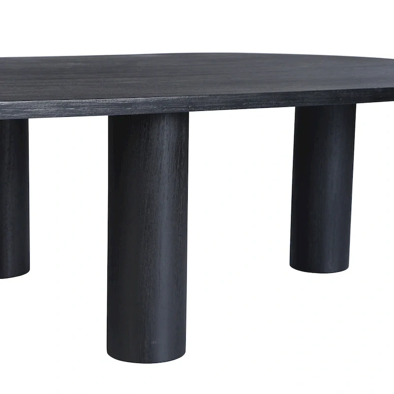 Kali Oval Mango Wood Coffee Table by East at Main