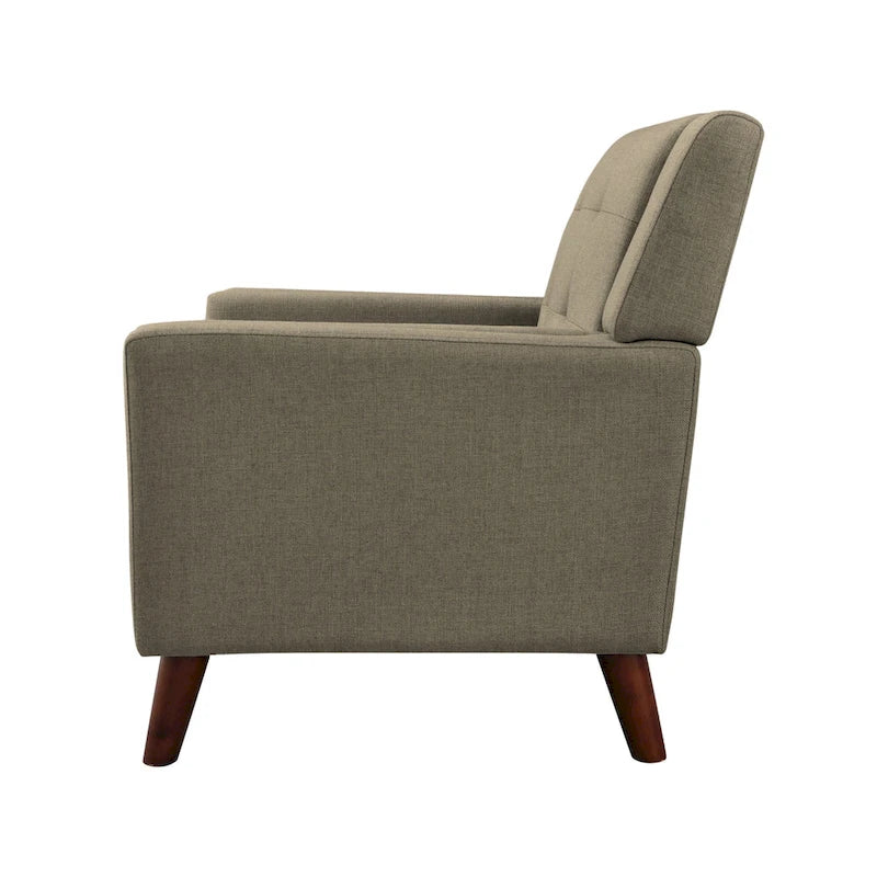Boucle Upholstered Swivel Chair with Matte Black Base and 360-Degree Rotation