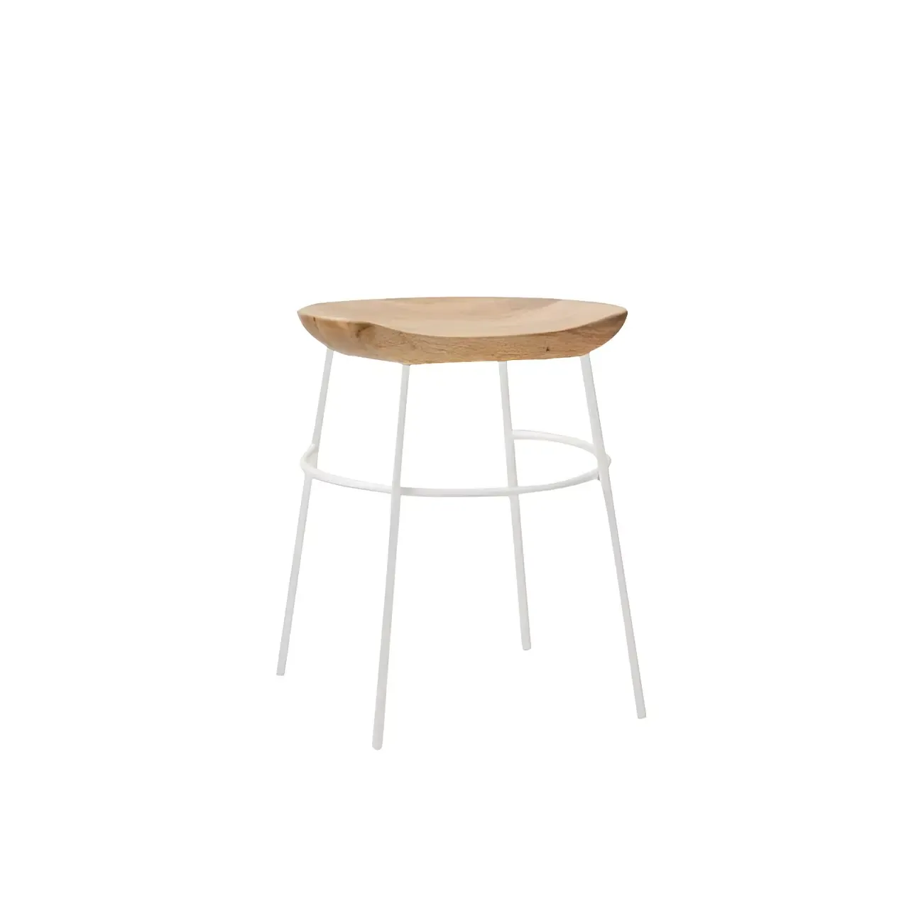 Modern Solid Wood Counter Height Bar Stools