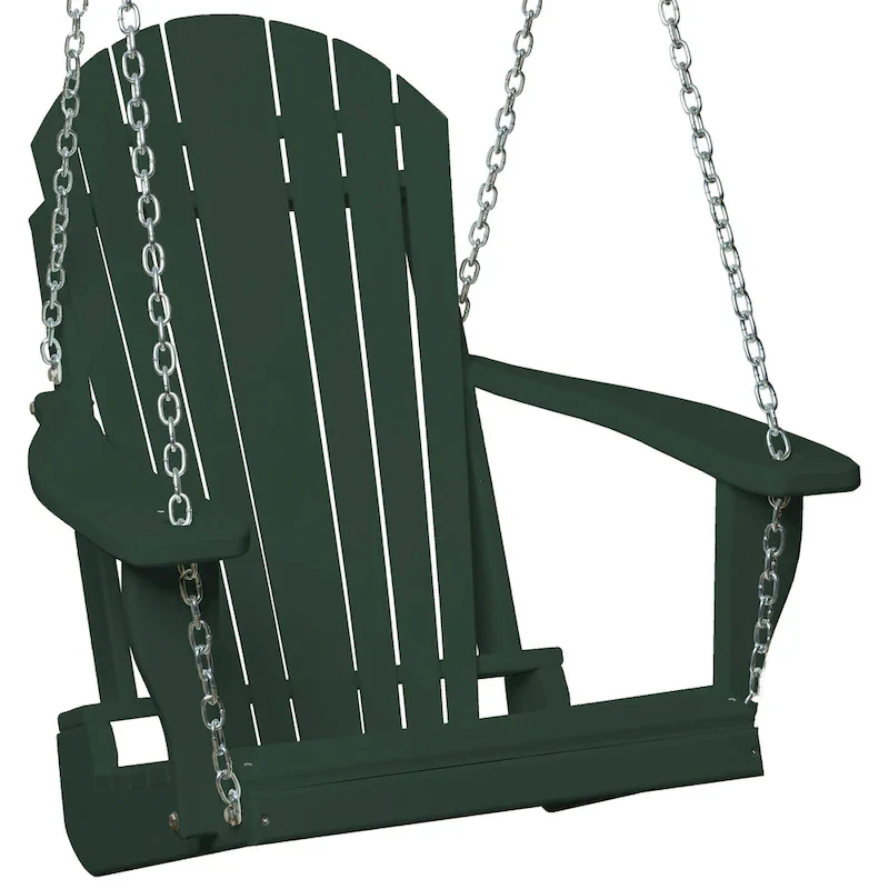 Poly Lumber Adirondack Swing Chair with Chains
