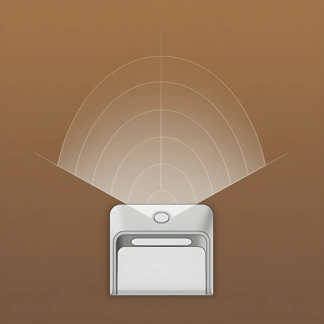 Modern Plastic White Rechargeable Wall Sconce