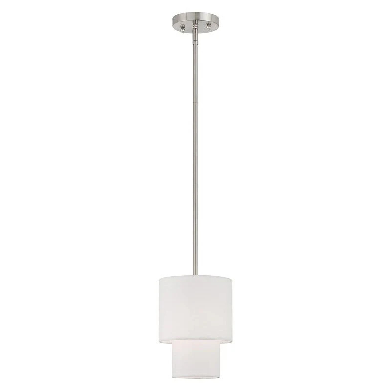 Livex Lighting 1-light Mini Pendant, 51040-91 - 7  DIA 18  - 48  ADJ H