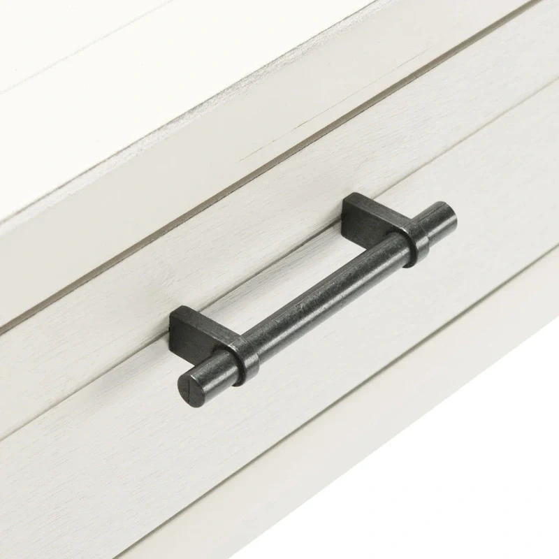 Zennure White Washed Grey Writing Desk