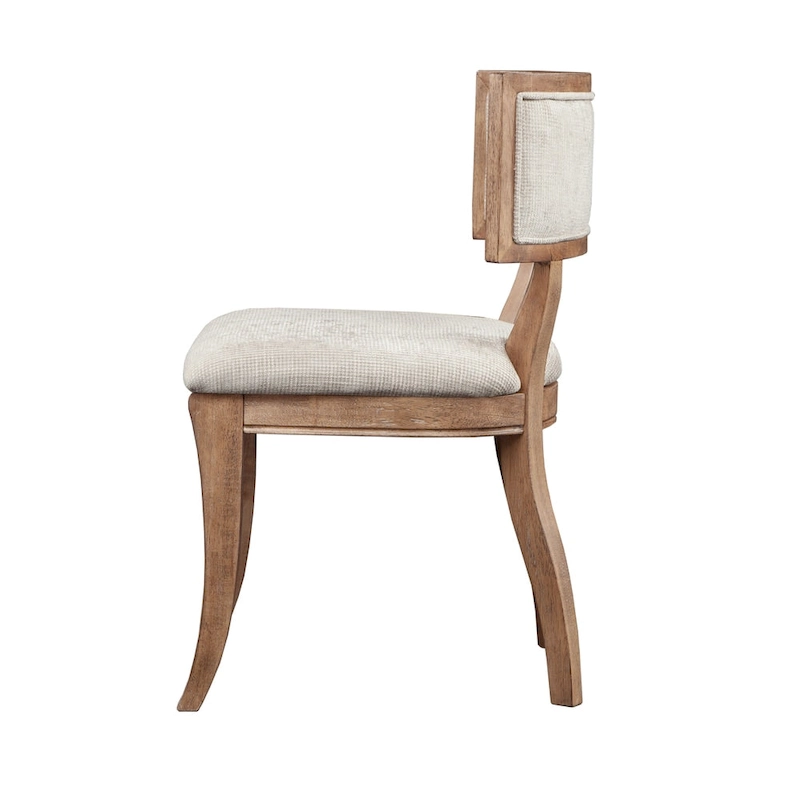 Madison Park Signature Marie Beige/ Light Natural Dining Chair Set of 2