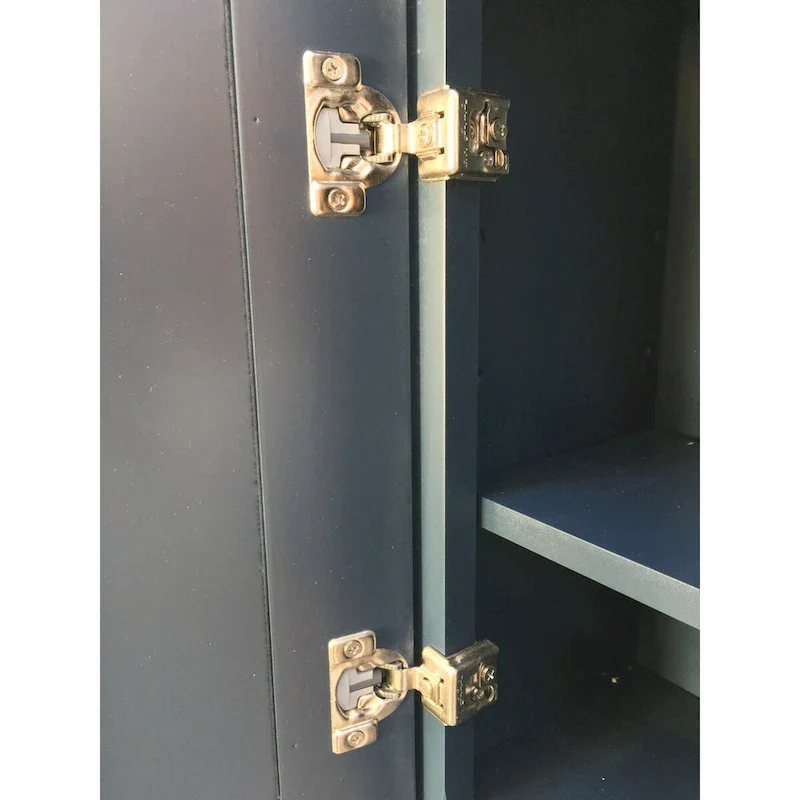 Blue Shaker Bathroom Wall Cabinet - 21x26