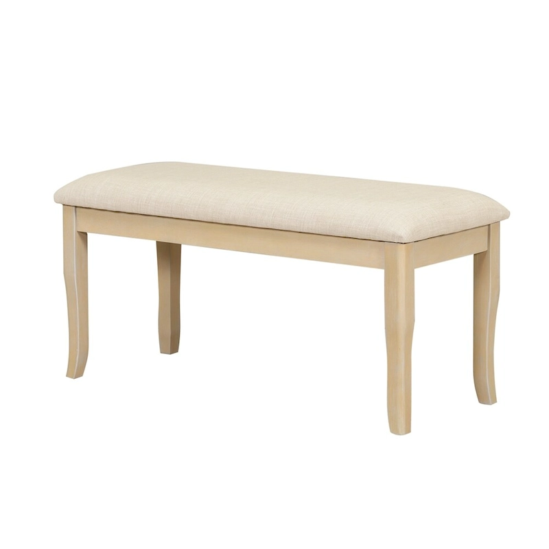 6-Piece 78 Trestle Extendable Dining Table Set w/Dining Chairs &Bench