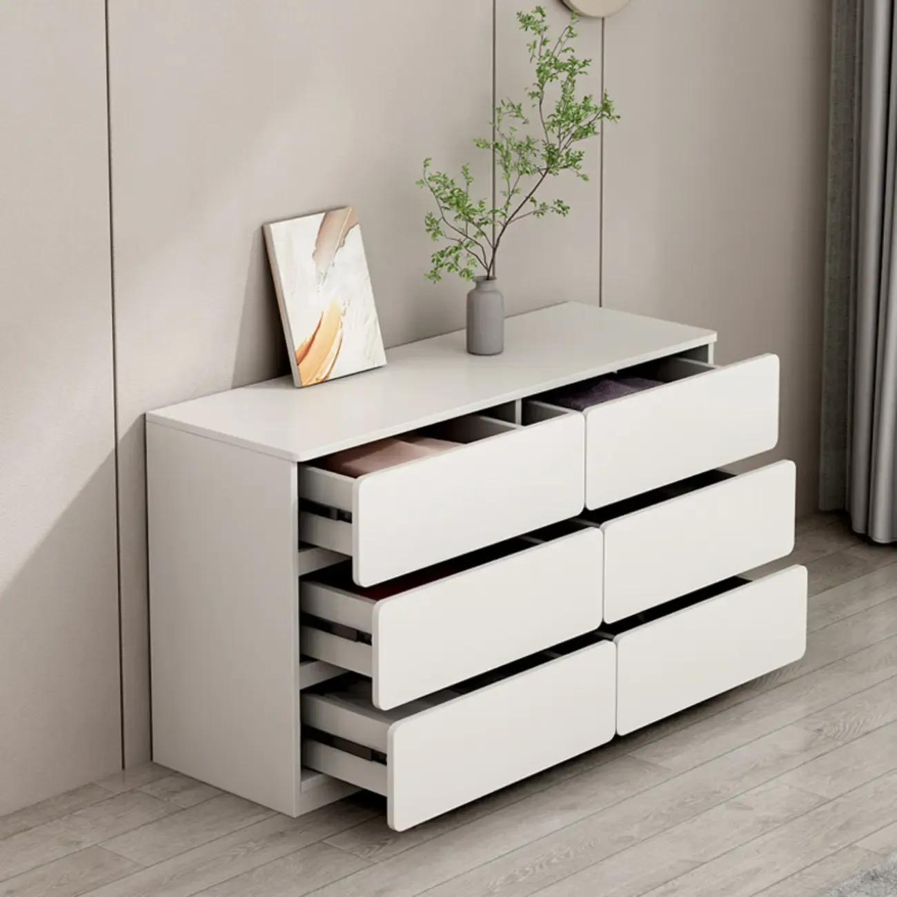 Artistic Rectangle Accent Chests with Free Standing Design
