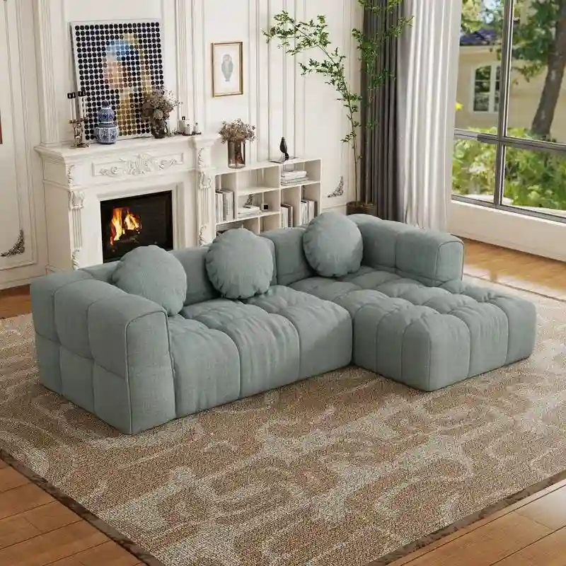 103  L-Shaped Modular Sofa, Free Combination (Left and Right Facing)
