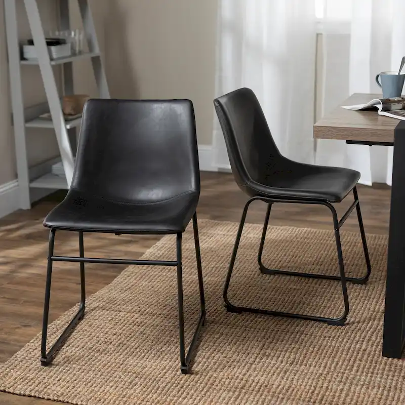 Faux Leather Dining Chair