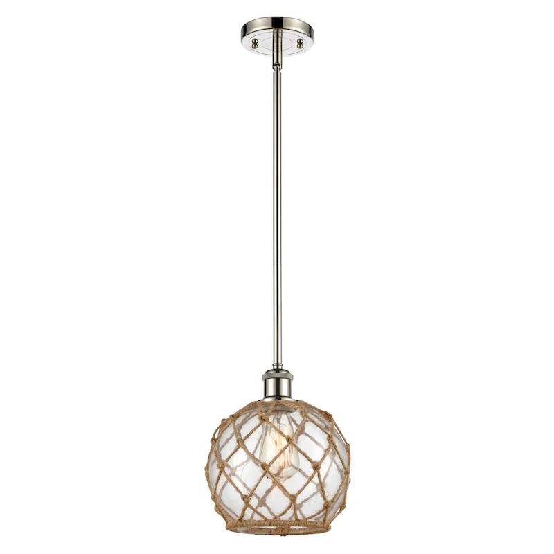 Innovations Lighting Farmhouse Rope 8  Wide Mini Pendant