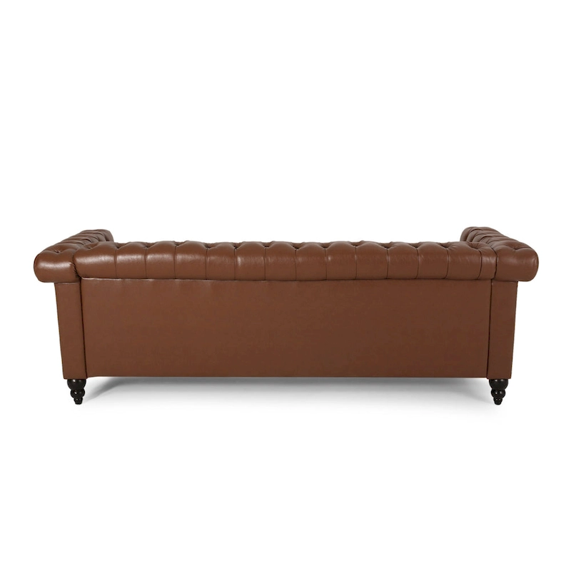 Chesterfield 3-seater Sofa with Button Tufting and Nailheads